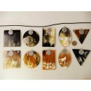 Horn Anh&auml;nger Raziel 8 cm in 5 Formen poliert = Code F