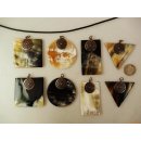 Horn Anh&auml;nger Zara 6 cm in 5 Formen poliert = Code E