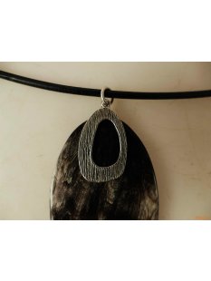 Horn Anh&auml;nger Azies 6 cm in 5 Formen poliert = Code E