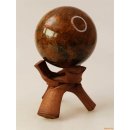 K73 Mikroklin braun Kugel Madagaskar 1025 g D: 95 mm