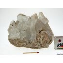 KS115 Bitumenquarz Bergkristall Stinkquarz 2165 g