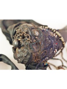 Zauberhorn Mohara ody Nr.1 Amulett und Fetisch der Sakalava 17 cm ca. 1955