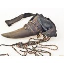 Zauberhorn Mohara ody Nr.1 Amulett und Fetisch der Sakalava 17 cm ca. 1955