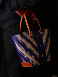 Raffia Bast Raphia Tasche Dreiknopf 46  cm Farbe...