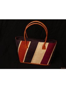 Raffia Bast Raphia Korb Air France 36  cm = Code gr&uuml;n