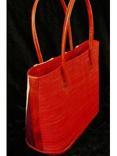 Raffia Bast Raphia Korb Air France 36  cm = Code gr&uuml;n