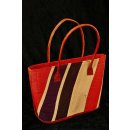 Raffia Bast Raphia Korb Air France 36  cm = Code gr&uuml;n