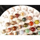 Solitairespiel aus Madagaskar Solit&auml;r mit Edelsteinkugeln 30 mm auf edlem Shiva Eys Brett