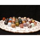 Solitairespiel aus Madagaskar Solit&auml;r mit Edelsteinkugeln 35 mm auf edlem Shiva Eys Brett