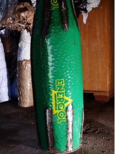 Deko Baobab Baum aus alten &Ouml;lf&auml;ssern 180 cm wetterfest