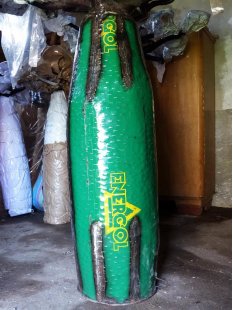 Deko Baobab Baum aus alten &Ouml;lf&auml;ssern 180 cm wetterfest