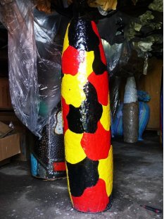 Deko Baobab Baum aus alten &Ouml;lf&auml;ssern 180 cm wetterfest