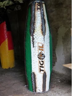 Deko Baobab Baum aus alten &Ouml;lf&auml;ssern 180 cm wetterfest