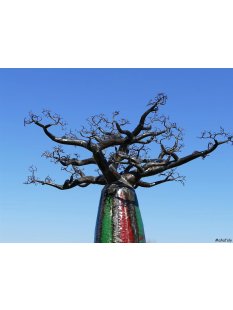 Deko Baobab Baum aus alten &Ouml;lf&auml;ssern 230 cm wetterfest
