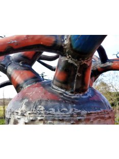 Deko Baobab Baum aus alten &Ouml;lf&auml;ssern 230 cm wetterfest