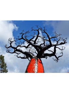 Deko Baobab Baum aus alten &Ouml;lf&auml;ssern 230 cm wetterfest