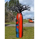 Deko Baobab Baum aus alten &Ouml;lf&auml;ssern 230 cm wetterfest