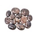 1 kg Handst&uuml;cken Handschmeichler Trommelstein Madagaskar Rauchquarz / Morion poliert