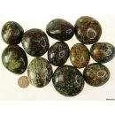 1 kg Handst&uuml;cken Handschmeichler Trommelstein Madagaskar Chalcedon Chrysopras poliert Heilstein Edelstein getrommelt Steinheilkunde