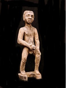 MF360 Skulptur der Sakalava Erotik Penismann 50 cm ca.1960