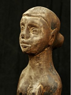 MF371 Skulptur der Sakalava kopulierendes Paar 55  cm ca.1985