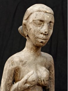 MF375 Skulptur der Sakalava kopulierendes Paar 70 cm ca.1985