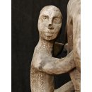 MF375 Skulptur der Sakalava kopulierendes Paar 70 cm ca.1985