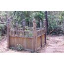 MF375 Skulptur der Sakalava kopulierendes Paar 74 cm ca.1985