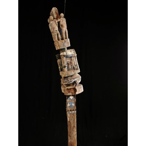 AL210 original und sehr selten AloAlo Grabstele Maroanaka Nr.3 ca. 1950  L&auml;nge 168 cm