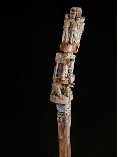 AL210 original und sehr selten AloAlo Grabstele Maroanaka Nr.3 ca. 1950  L&auml;nge 168 cm