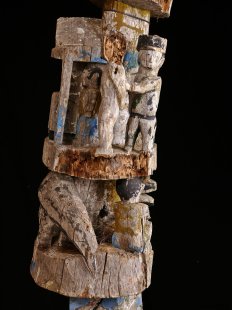 AL210 original und sehr selten AloAlo Grabstele Maroanaka Nr.3 ca. 1950  L&auml;nge 168 cm