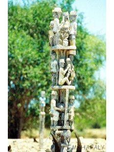 AL210 original und sehr selten AloAlo Grabstele Maroanaka Nr.3 ca. 1950  L&auml;nge 168 cm