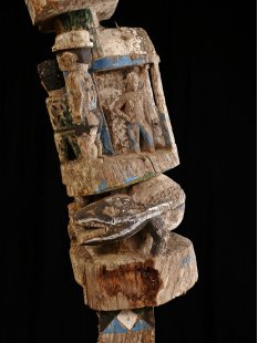 AL210 original und sehr selten AloAlo Grabstele Maroanaka Nr.3 ca. 1950  L&auml;nge 168 cm