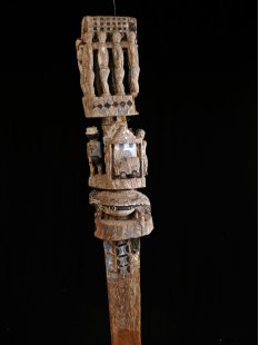 AL210 original und sehr selten AloAlo Grabstele Maroanaka Nr.3 ca. 1950  L&auml;nge 168 cm