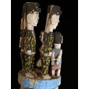 AL216  original und sehr selten AloAlo Grabstele Maroanaka Nr.4 ca. 1950 L&auml;nge 167 cm