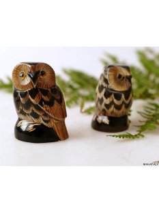 Hornfigur Schleiereule stehend = Code B  4 cm