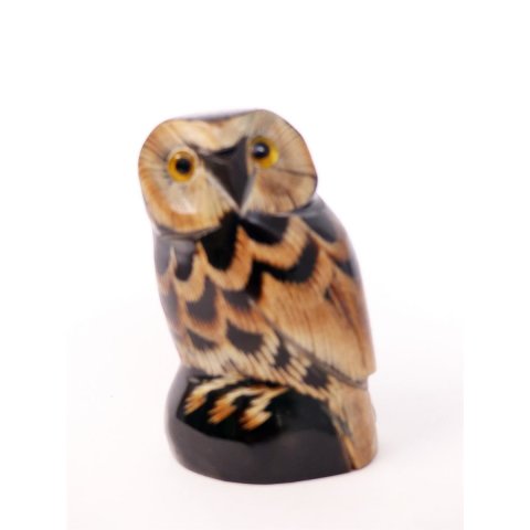 Hornfigur Schleiereule stehend = Code C  5,5 cm