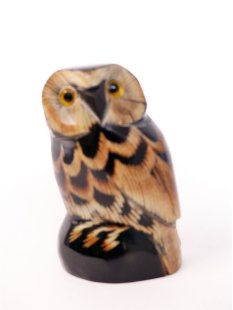 Hornfigur Schleiereule stehend = Code C  5,5 cm