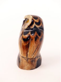 Hornfigur Schleiereule stehend = Code C  5,5 cm