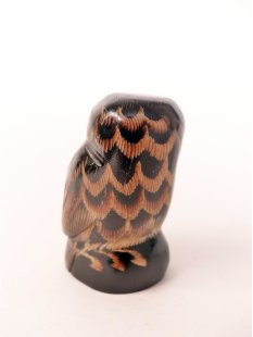 Hornfigur Schleiereule stehend = Code C  5,5 cm
