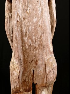 AL112 original AloAlo Grabpfosten Sakalava Frau mit Insektenkopf 155 cm 1940