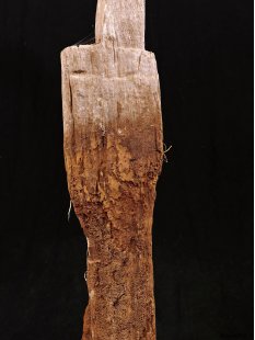 AL112 original AloAlo Grabpfosten Sakalava Frau mit Insektenkopf 155 cm 1940