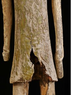 AL220 original AloAlo Grabpfosten Sakalava Dame 173 cm 1940