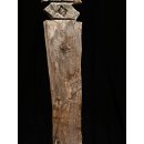 AL217 original AloAlo Grabstele der Mahafaly antik Motorradfahrer 160 cm cm ca. 1950