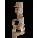 AL217 original AloAlo Grabstele der Mahafaly antik Motorradfahrer 160 cm cm ca. 1950