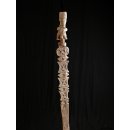 AL217 original AloAlo Grabstele der Mahafaly antik Motorradfahrer 160 cm cm ca. 1950