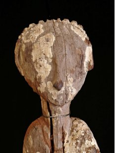 AL222 original AloAlo Grabpfosten Sakalava nackte Frau...