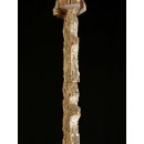 AL225 original AloAlo Grabstele der Sakalava antik nackte Frau und Reiter 215 cm ca. 1960