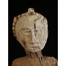 AL227  original AloAlo Grabstele der Sakalava nackte Frau 174 cm ca. 1930