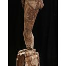 AL227  original AloAlo Grabstele der Sakalava nackte Frau 174 cm ca. 1930